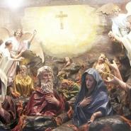 Schwester Faustina blickt in das Fegefeuer